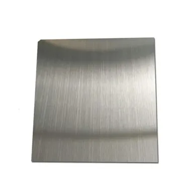 brushed stainless steel plate